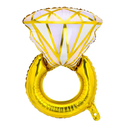 Ballon bague dorée 95 cm