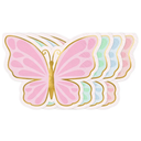 12 Serviettes Papillons 16 cm