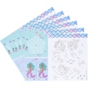 Set de table d'activités - Mermaid Magic - 6 pièces