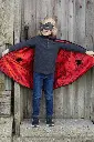 Déguisement Cape de super héros réversible Spider Man / Bat Man