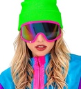 Lunettes de ski 80's fluo