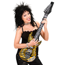 Guitare gonflable avec motif animalier