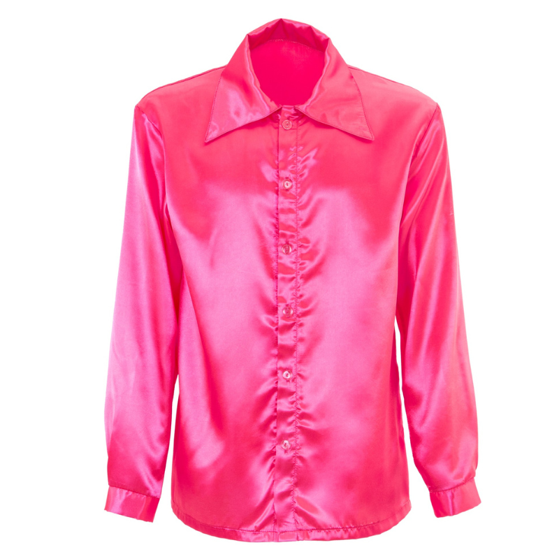 Chemise en satin pour Homme 