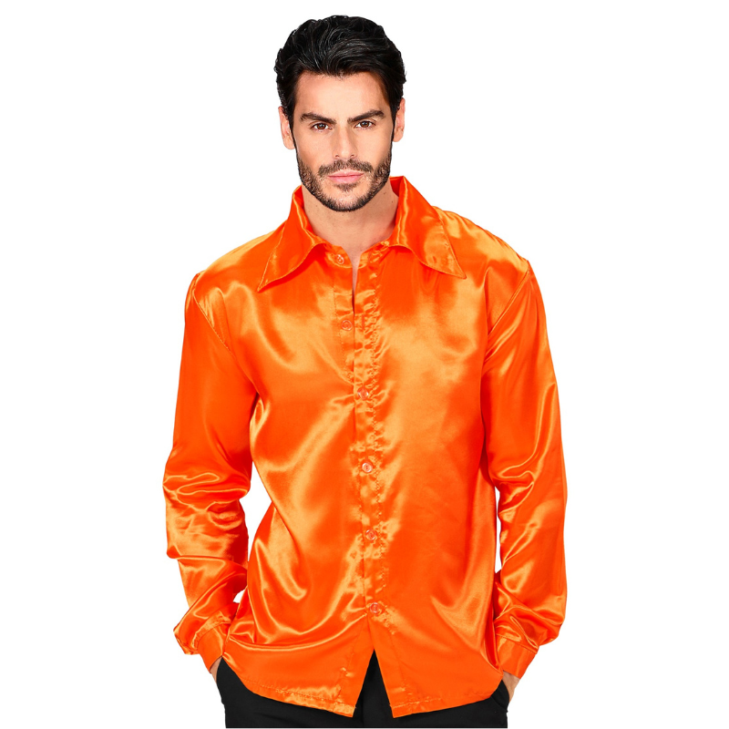 Chemise en satin pour Homme 