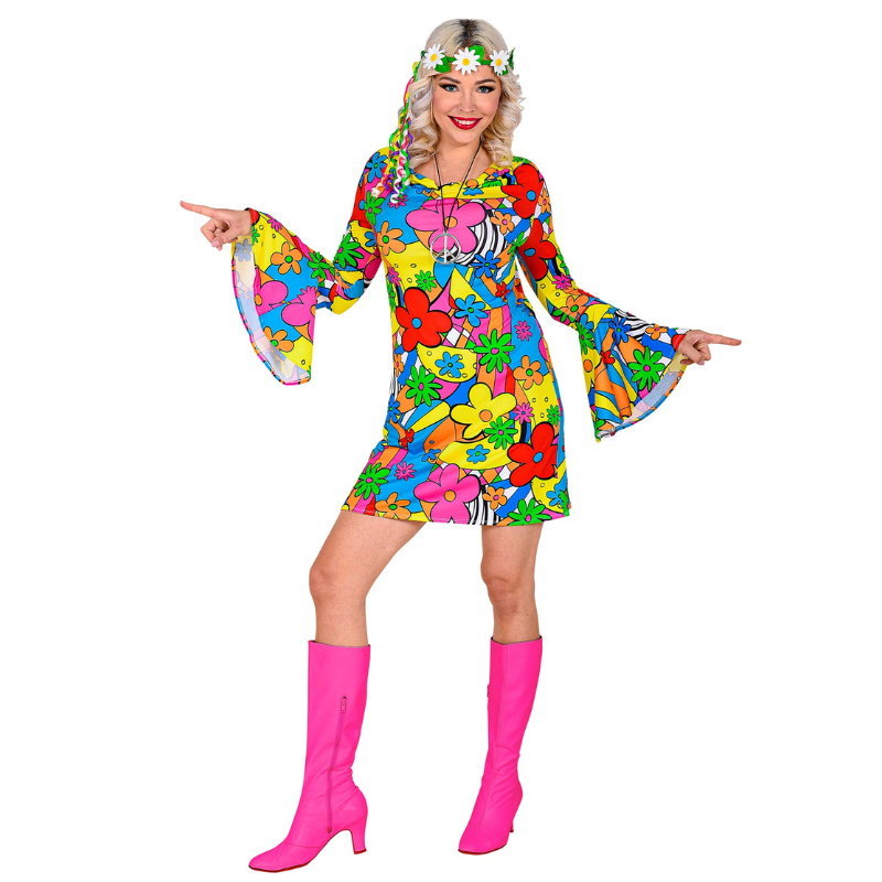 Déguisement style Groovy 70's pour femme