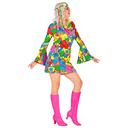Déguisement style Groovy 70's pour femme