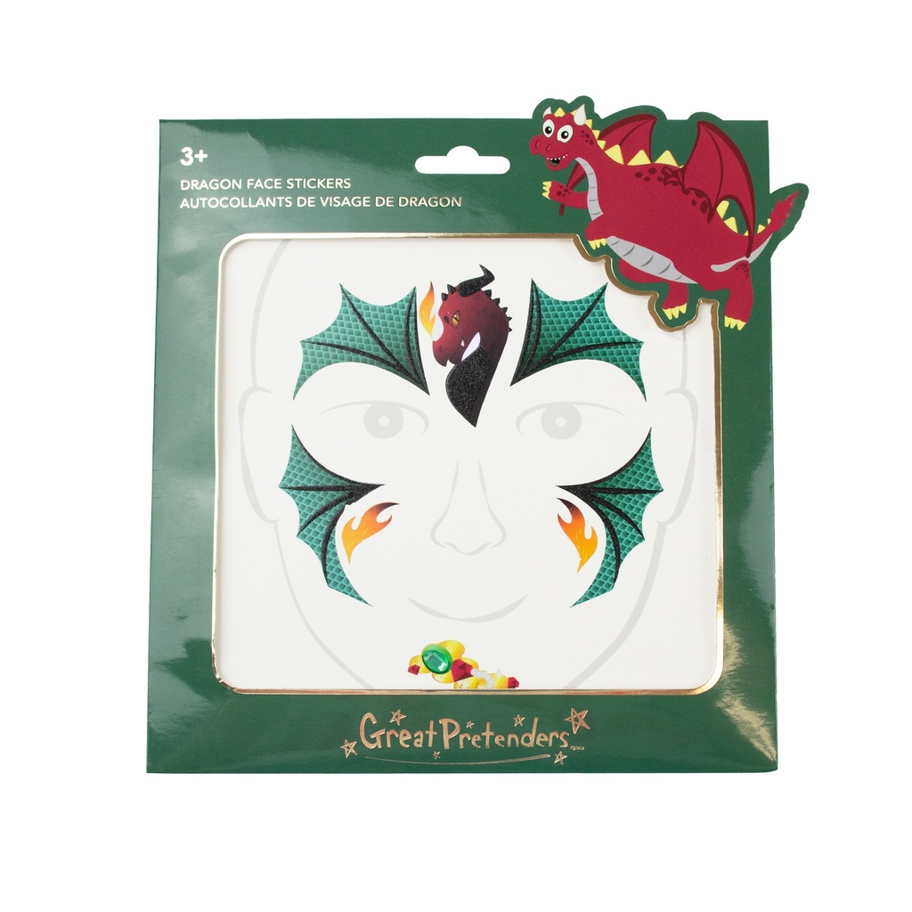 Sticker visage - Dragon