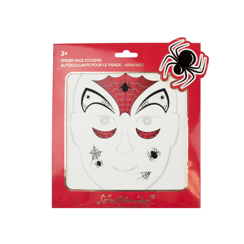 Sticker visage - Araignée