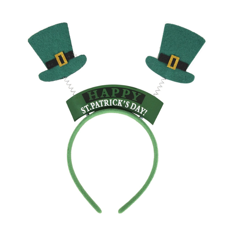 Serre-tête chapeau Saint Patrick