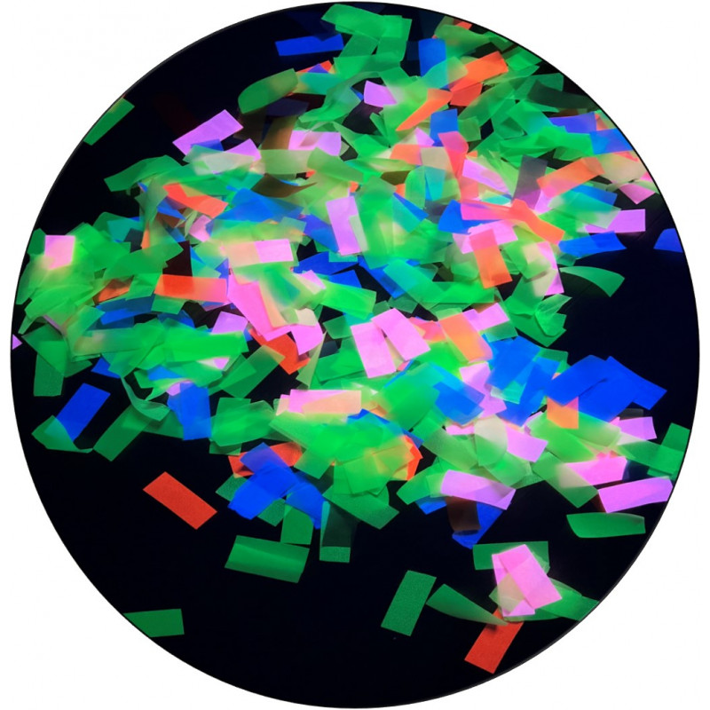 Canon à confettis UV Fluo 40 cm