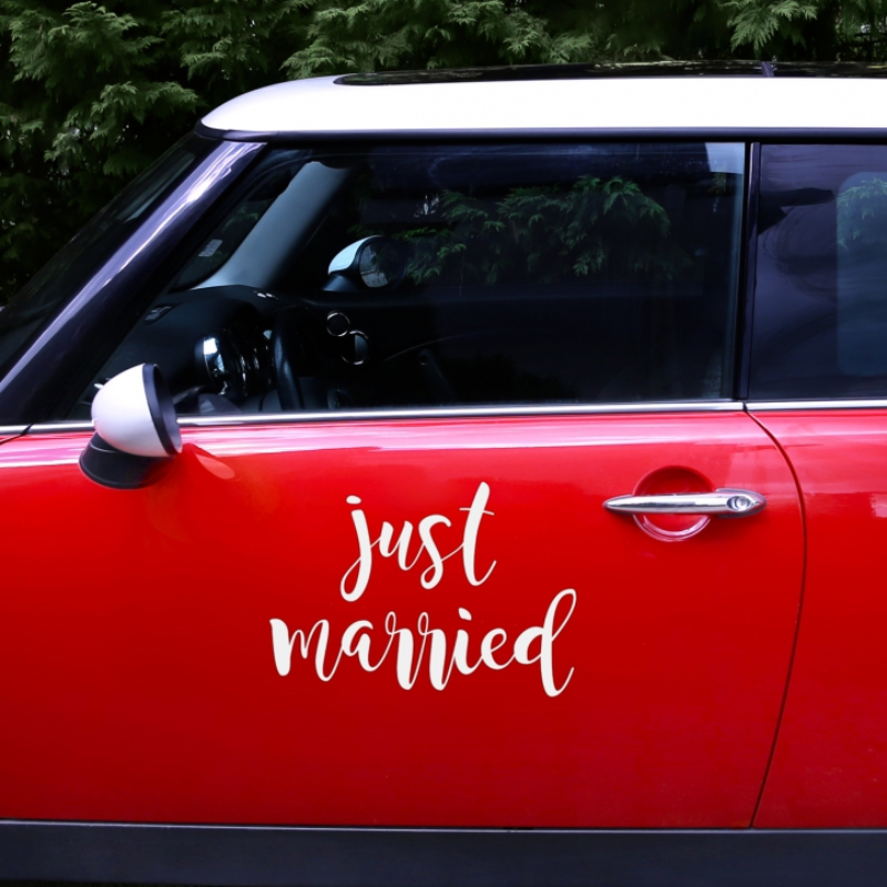 Stickers "Just Married"