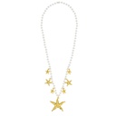 Collier perles et étoiles de mer