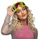 Lunettes de ski - 4 couleurs assorties