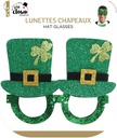 Lunettes chapeaux Saint Patrick