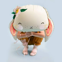 Ballon Alu Lapin 65 x 55 cm