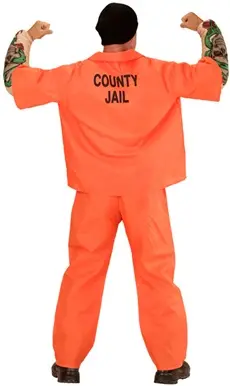 Déguisement prisonnier tatoué