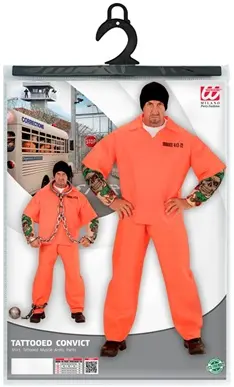 Costume prisonnier Tatoué
