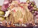 Ballon Alu "Mr & Mrs" Rose Gold