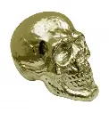 Tête de mort doré 17 cm