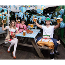 Ballon en aluminium Bavière double face (45 cm)