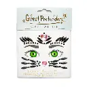 Strass pour le visage petit chat noir