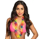 Collier hawaiien Arc-en-ciel