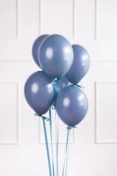 Ballons latex 11" bleu marine pastel, paquet de 50