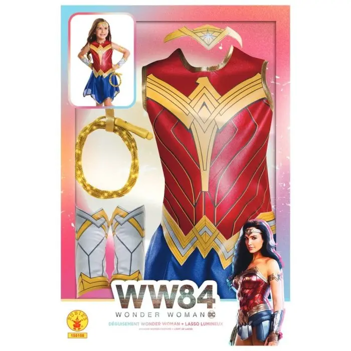 Déguisement Wonder Woman pour fille en coffret de luxe