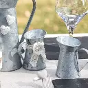 Cruche à lait en zinc 10 cm