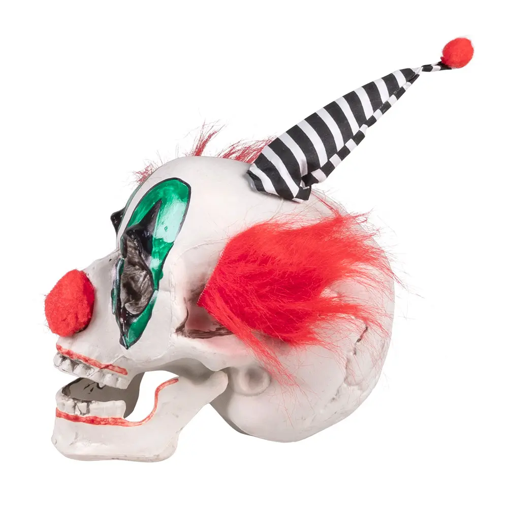 Tête de mort Clown avec mâchoire mobile