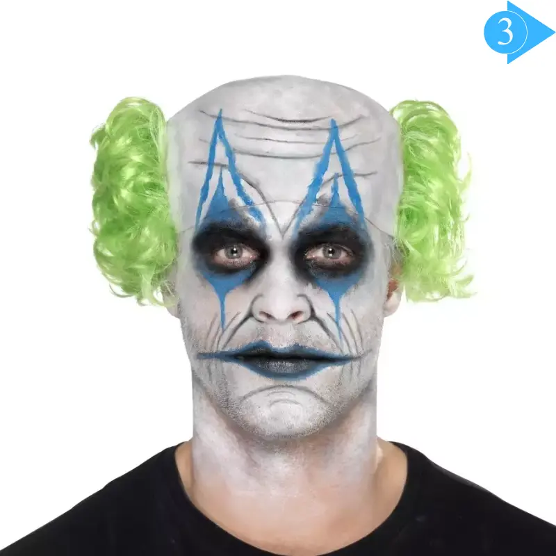Etape 3 maquillage clown