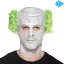 Etape 1 maquillage clown horrifique
