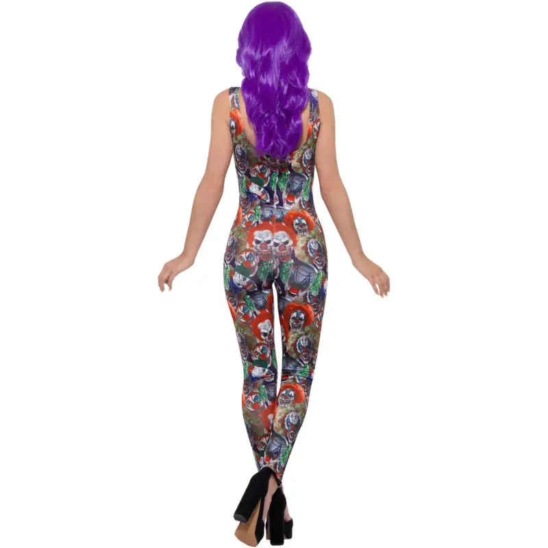 Combinaison clown terrifiant pour femme