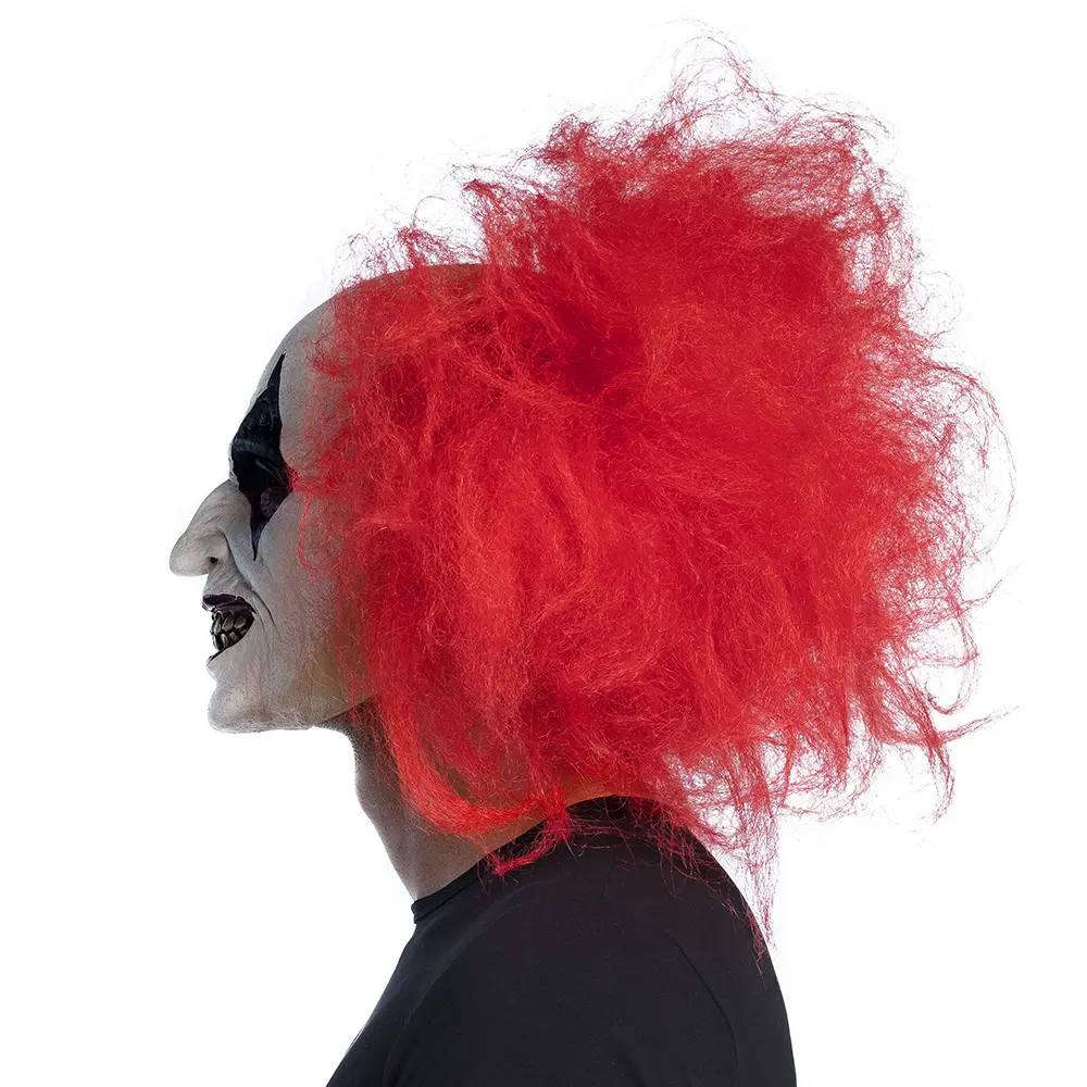 Masque tête latex Ruddy clown