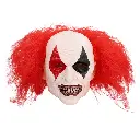 Masque tête latex Ruddy clown