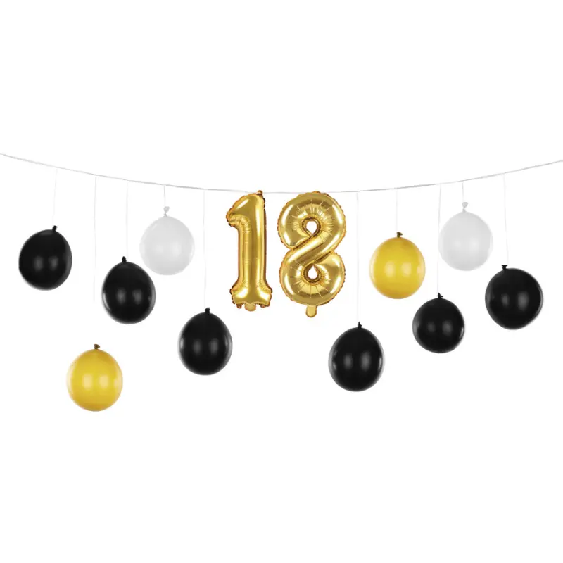 Guirlande de ballons 18 ans