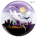 Ballon Bubble cimetière hanté 56 cm