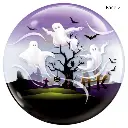Ballon Bubble cimetière hanté 56 cm