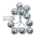 Guirlande boules disco lumineuses