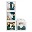 Set de 48 lettres adhésives blanches