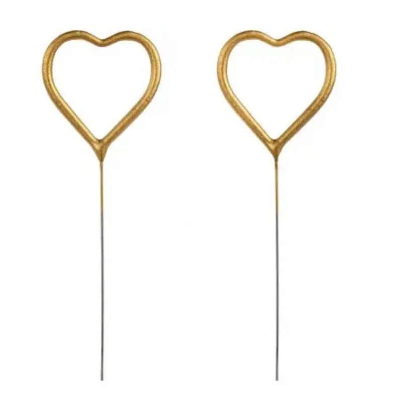2 cierges magiques en coeur