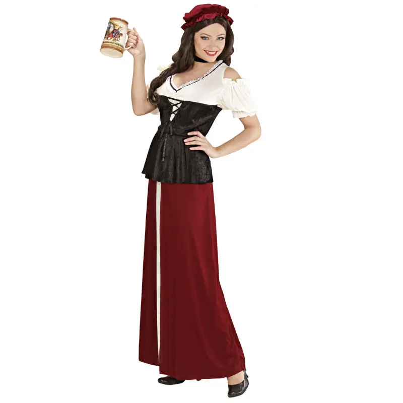 Déguisement de tavernière pour femme