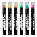 Set de 6 crayons néon UV