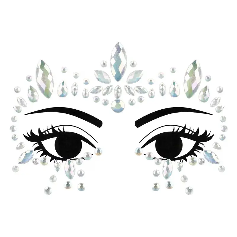 Bijoux de visage phosphorescent