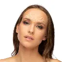 Bijoux de visage autocollant "Aurores boréales"