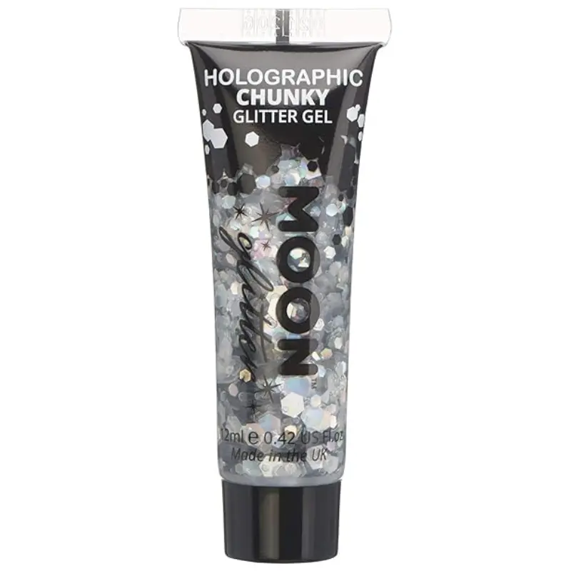 Gel pailleté holographique argent - Moon Glitter
