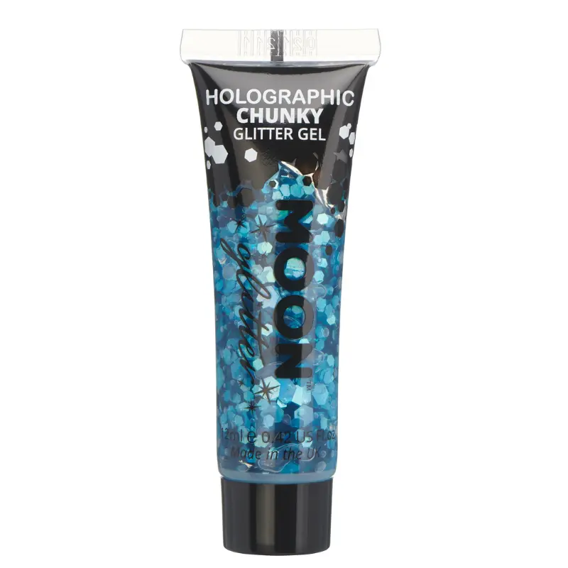 Gel pailleté holographique bleu- Moon Glitter