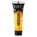 Tube gel pailleté jaune fluo UV 12 ml - Moon Glow