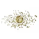Paillettes or épaisses en pot - 3g