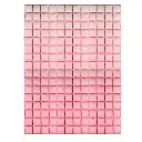 Rideau de ballon en aluminium rose ombré